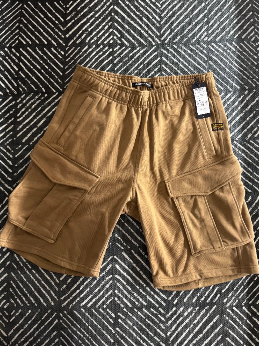 G-Star Rovic Sweat shorts in brown, size: Medium